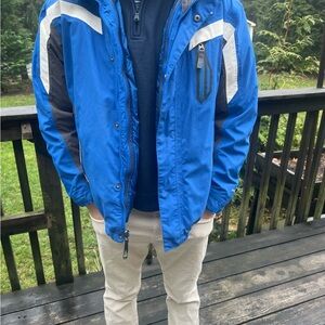 The North Face 3 in 1 jacket.